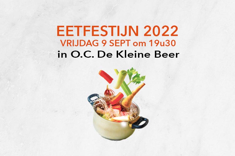 Inschrijvingen eetfestijn 2022 - Wonnebronne vzw - productfoto